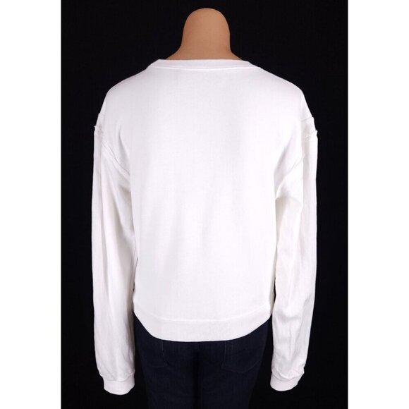 Haider Ackerman Perth Sweatshirt Size S Womens White $650 - Picture 7 of 12